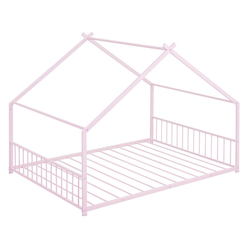 Metal House Bed