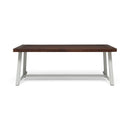 Equilibrium - Outdoor Dining Table With Wooden Frame And Slat Top