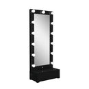 Elisa - Narrow Tall Mirror With Speaker And Drawer