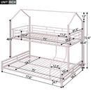 Sturdy Frame House Bunk Bed
