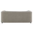 Glenda - Sofa With 3 Pillows - Gray Chenille