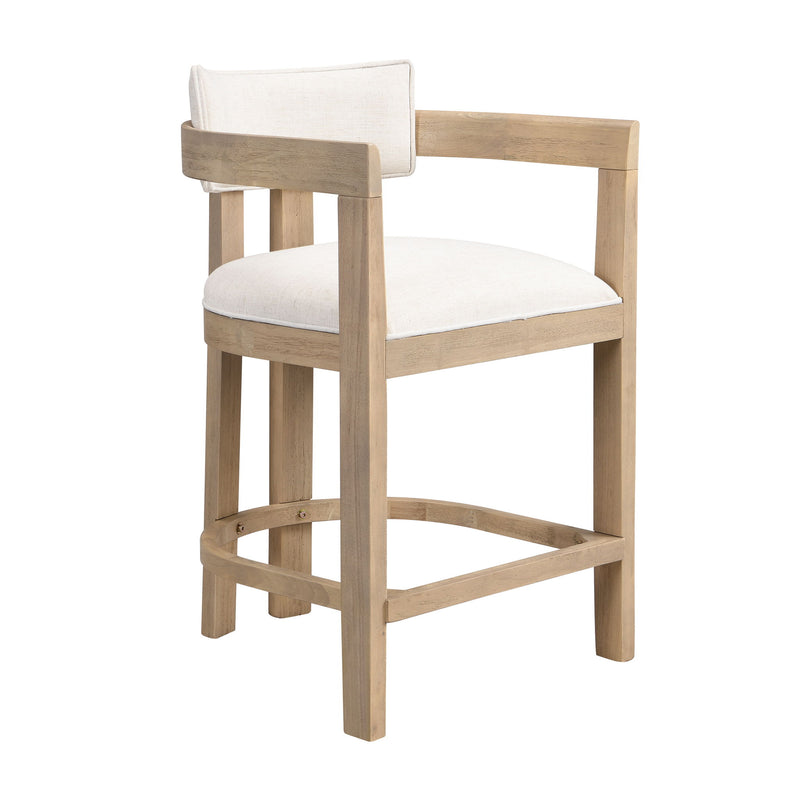 Contemporary Upholstered Counter Stools Set
