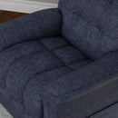 Velour - Power Lift Chair - Blue