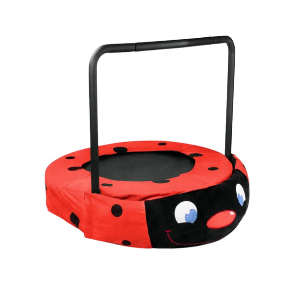 Children's Trampoline Happy Expression Outdoor / Indoor Dual Use, Foldable Iron Tube