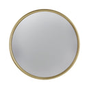 Round Mirror, Circle Mirror With Iron Frame For Living Room Bedroom Vanity Entryway Hallway