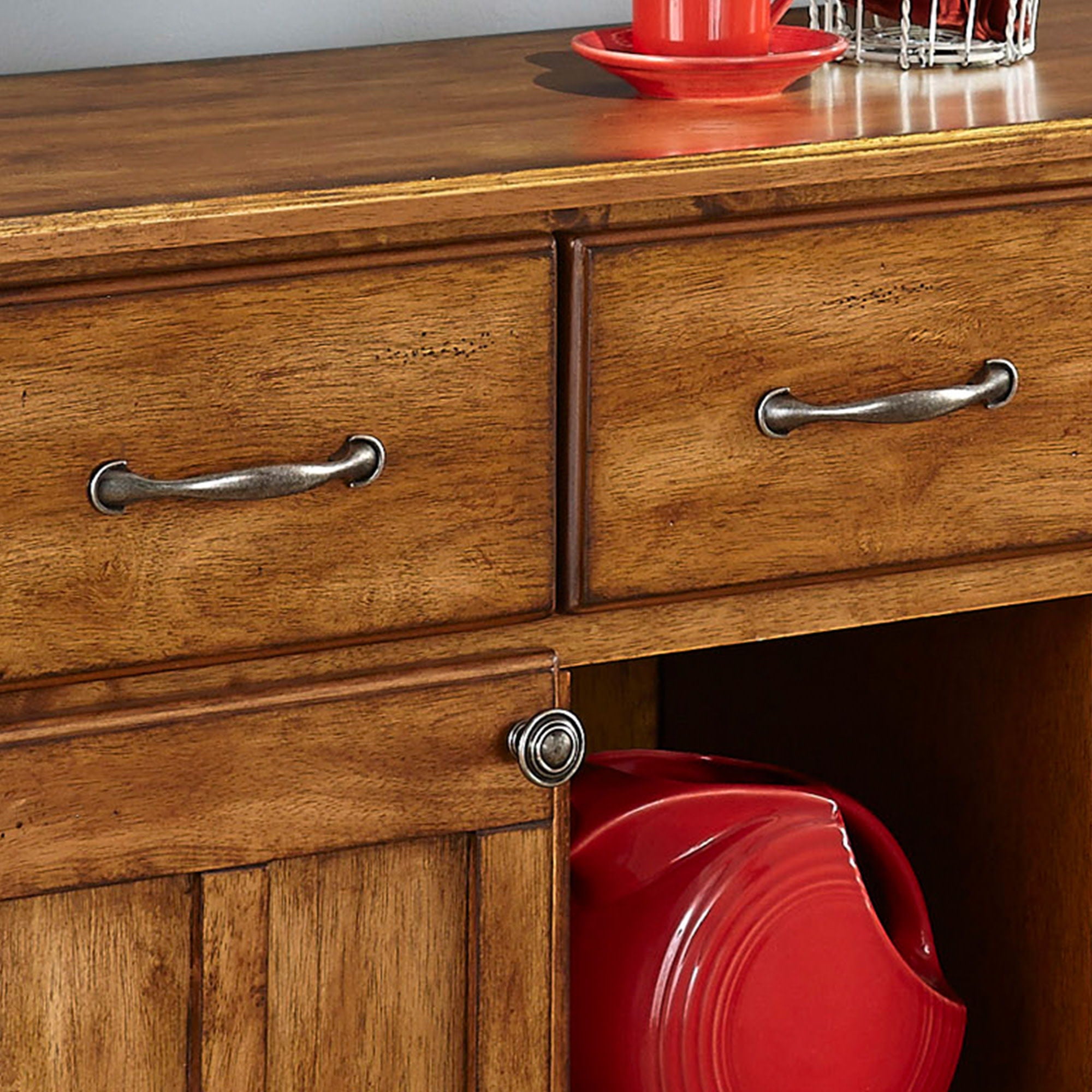 Buffet Of Buffets - Wood Buffet Cottage Oak Wood Top