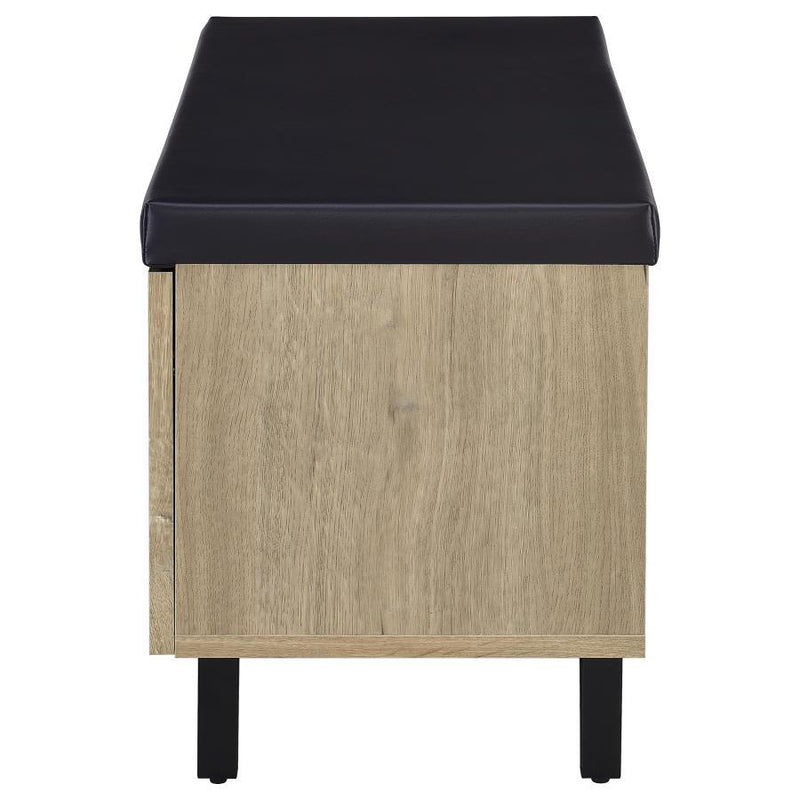 Brixton - 2-Door Padded Entryway Shoe Storage Bench