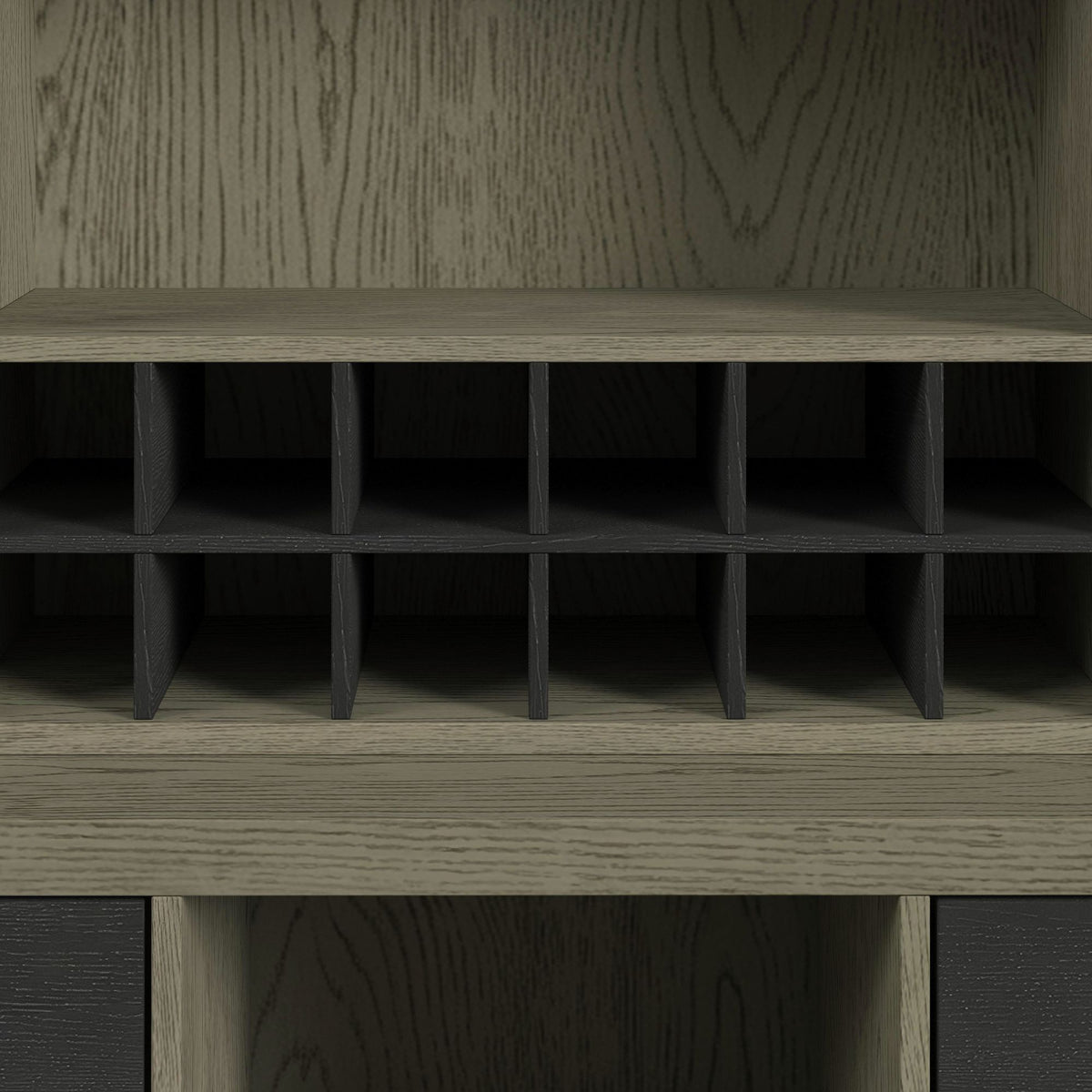 Jemma Buffet in Black by Elements International, view 7