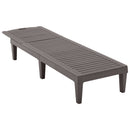 2 Piece Outdoor Chaise Lounges With Adjustable Backrest