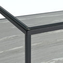 Yasmin - 2 Piece Occasional Table Set Coffee Table & End Table - Gray