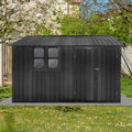 10' x 8' Garden Sheds Outdoor Storage Sheds With Window