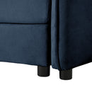 Modern Chenille Oversized Deep Seat Luxury 2 Piece Sofa Set With 4 Pillows