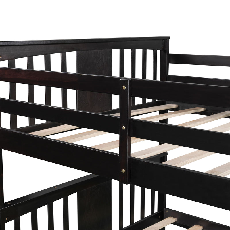 Bunk Bed With Ladder For Bedroom, Guest Room Furniture