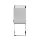 Modern Dining Chairs With Padded Seat, High Back