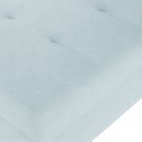 Classic Ottoman With Birch Wood Legs And Fabric Upholstery