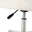 Adjustable And Space-Saving Chair With Golden Electroplated Legs