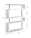 Buck II - Bookshelf - White High Gloss