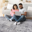 Marfi - 8' X 10' Abstract Area Rug - Light Gray