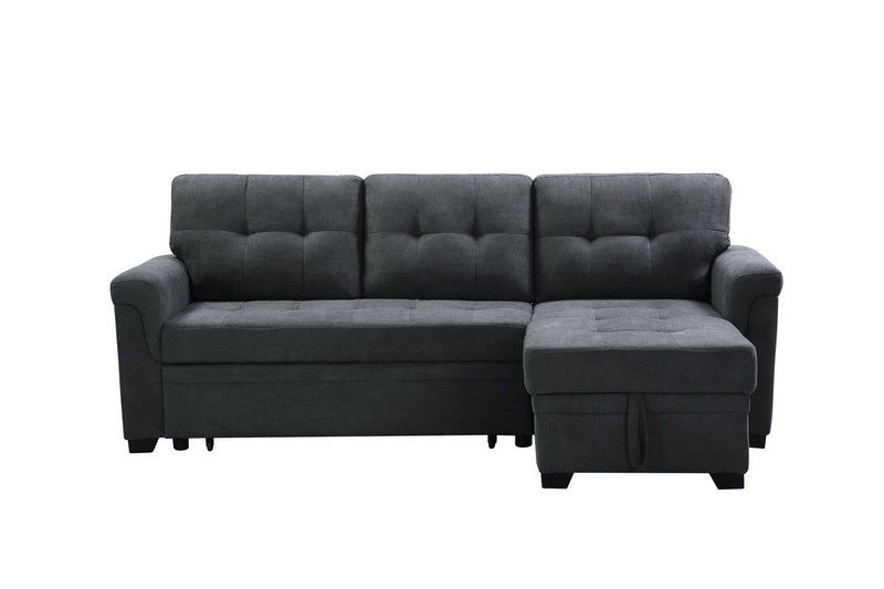 Lucca - Reversible Sectional Sleeper Sofa Chaise With Storage