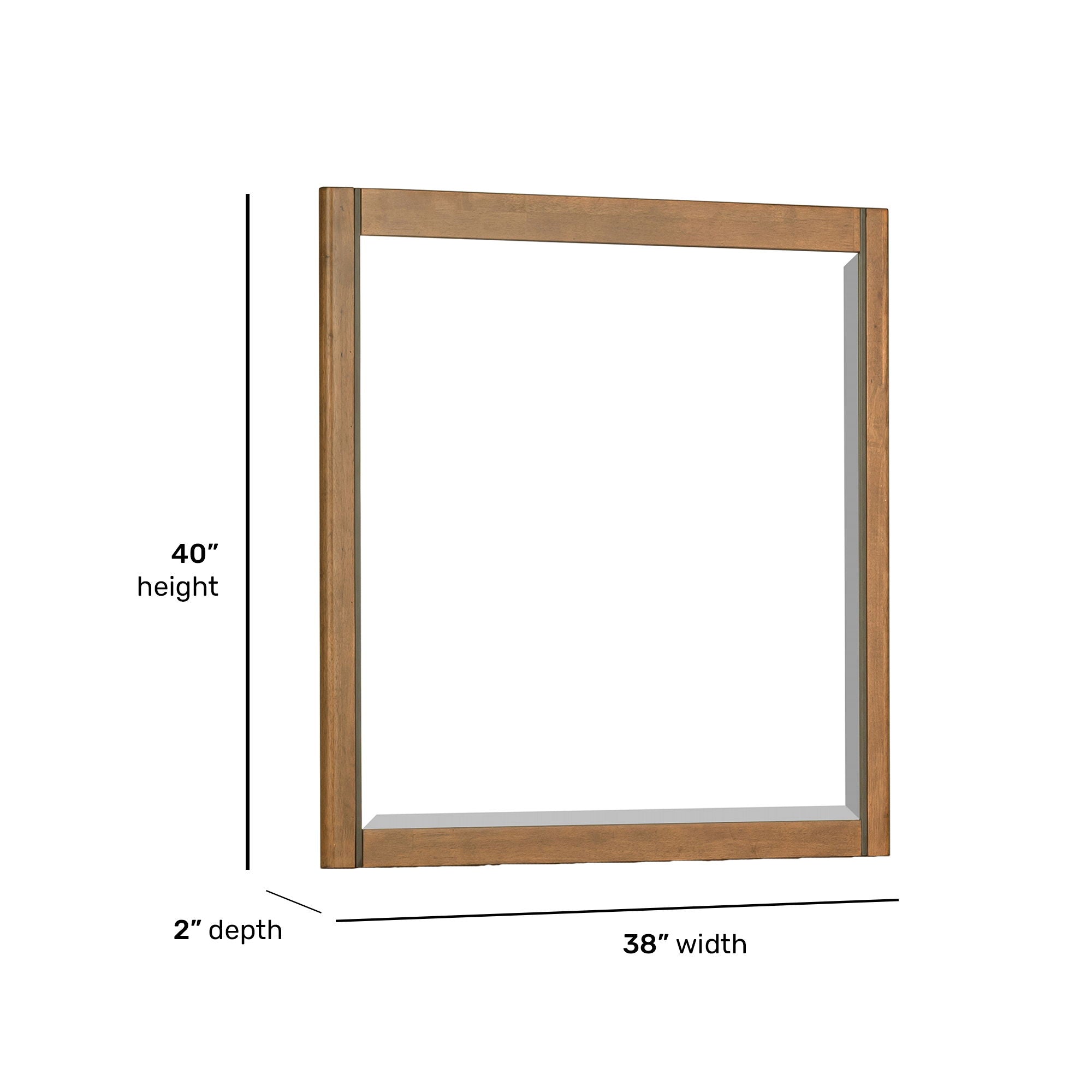 Lincoln - Mirror - Warm Walnut