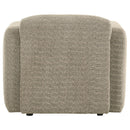 Dorset - Fabric Upholstered Round Track Arm Accent Chair