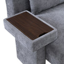 Modern Oversized Armchair With Soft Cushion For Living Room