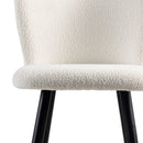 Modern Style Barstool, Tipped Ends, Suitable For Various Decoration Styles - White