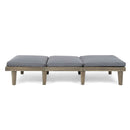 Ariana - Wood Chaise Lounge With Cushion