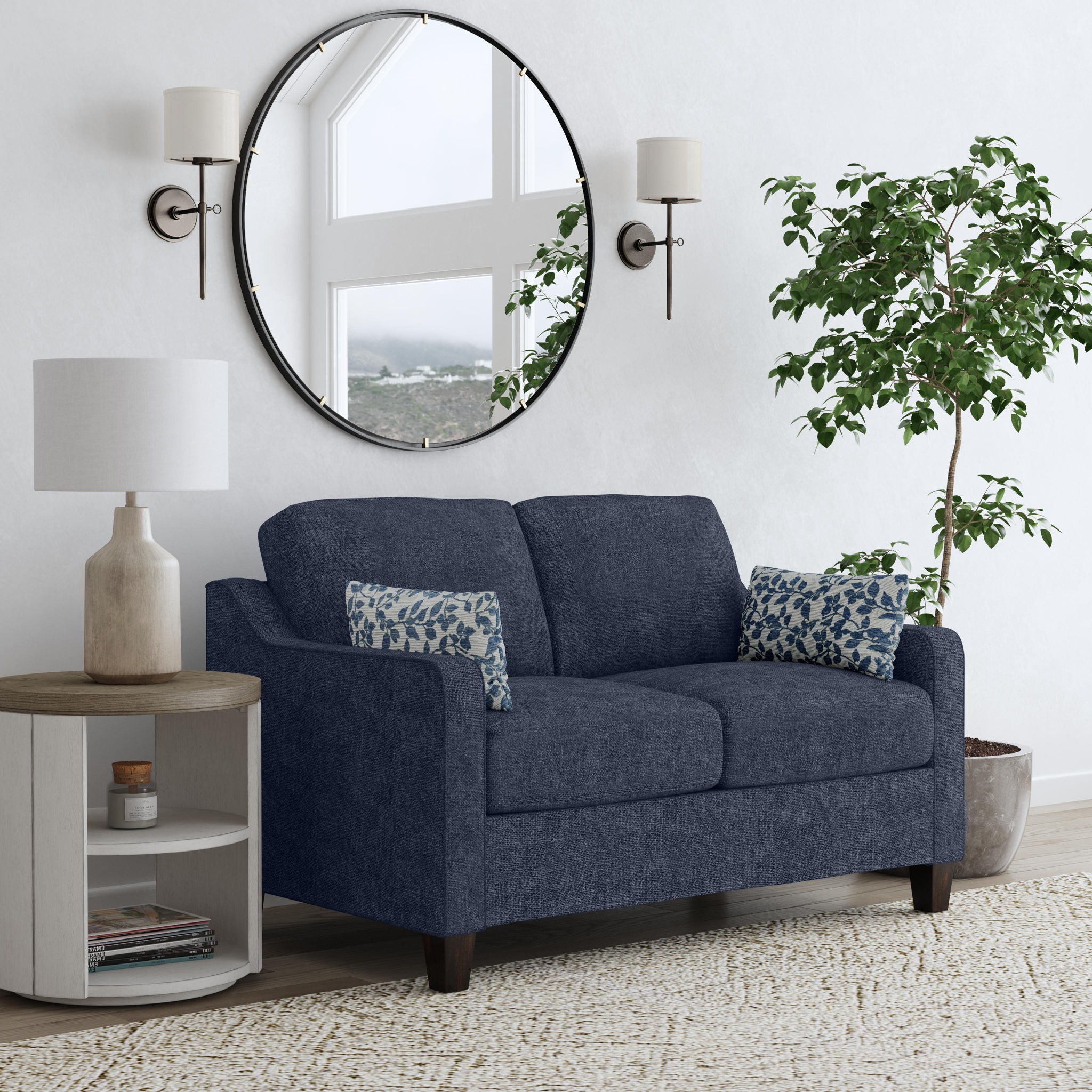 Drew - Fabric Loveseat