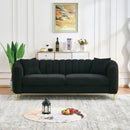 Tufted Oversized Sofa For Living Spaces