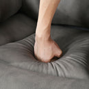 Lift Chair Recliner Power Remote Control Recliner Sofa Relax Soft Chair Anti - Skid Australia Cashmere Fabric Furniture Living Room - Dark Gray