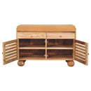 Shutter Shoe Rack With 2 Drawers - Beige