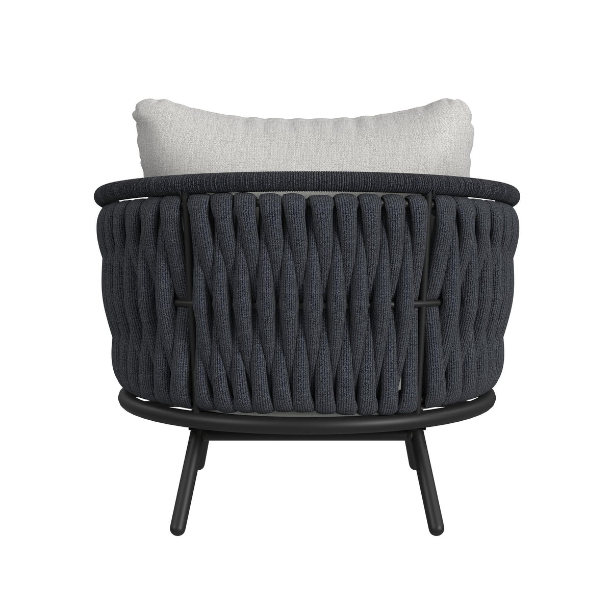 Bali Chairs With Olefin (Set of 2) in Dark Gray by Elements International, view 7