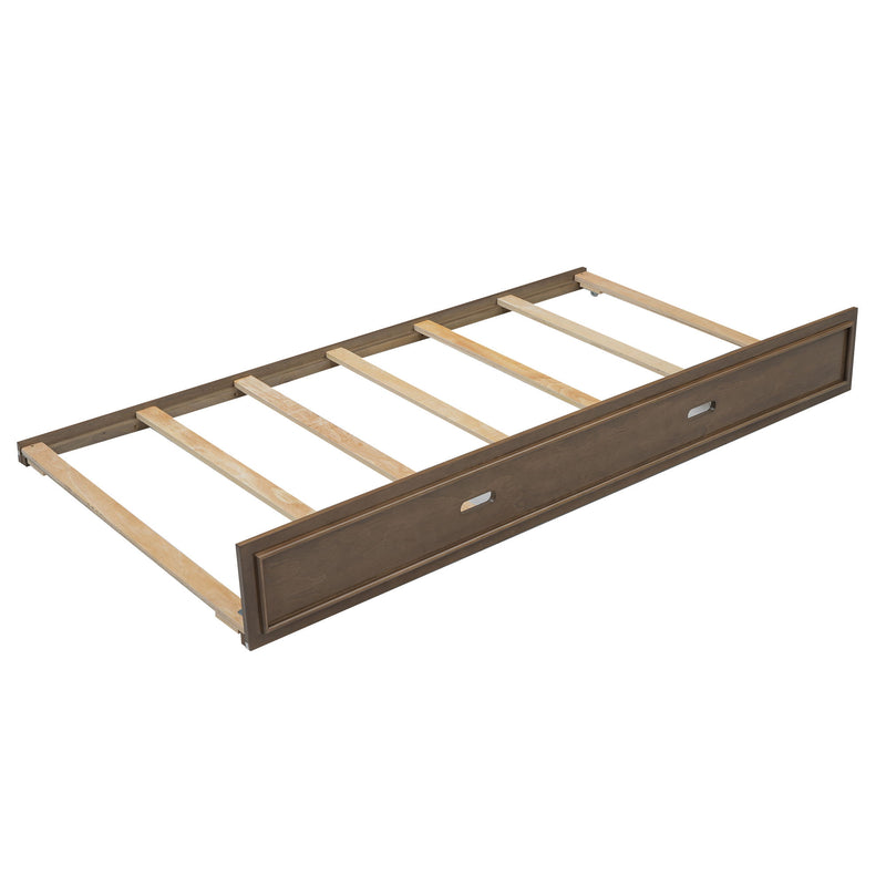 Daybed With Storage Shelves, LED, USB, And Trundle