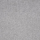 Upholstered 3 Seater Curved Sofa With Printed Pillows Chenille