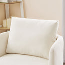 360° Modern Swivel Chair With Upholstered Curved Design