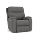 Penn - Power Rocking Recliner With Power Headrest & Lumbar - Dark Gray - Atlantic Fine Furniture Inc