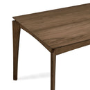 Jesse - Mid Century Style Dining Table With Minimal Details - Walnut
