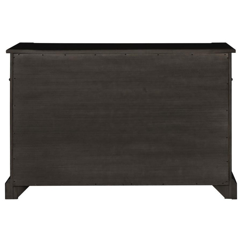 Phelps - 2-Door Rectangular Server - Antique Noir