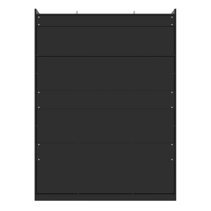 Hall Tree With Bench And 3 Hooks, Modern Entryway Storage Organizer Cabinet With 4 Doors, 1 Drawer And Adjustable Shelves