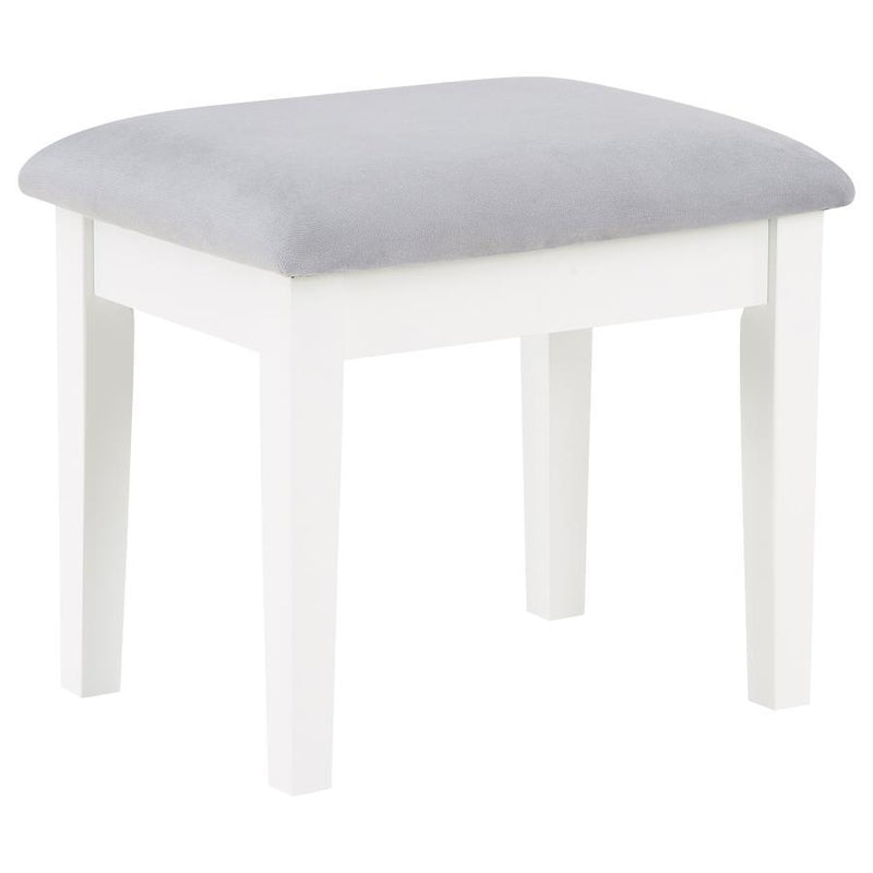 Regina - Makeup Vanity Table Set With Lighting - White