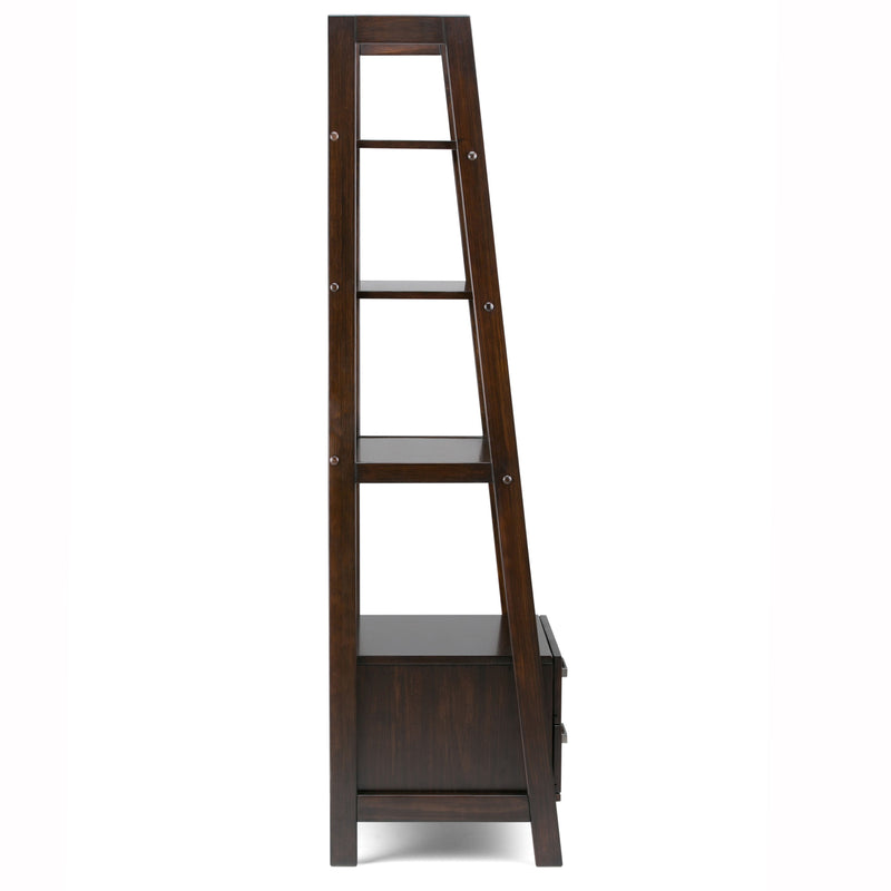 Sawhorse - Ladder Shelf with Storage