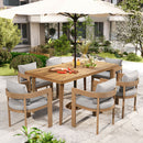 Elko Janiyah - Outdoor Patio Dining Set Dining Chairs And Dining Table