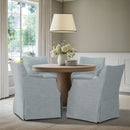 London - Upholstered Skirted Dining Arm Chair