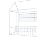 House Frame With Fence And Shelves