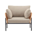 Rope Lounge Chair With Cushions For Modern Spaces