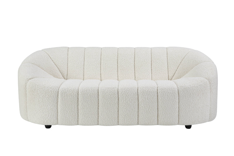 Osmash - Teddy Sherpa Sofa - White