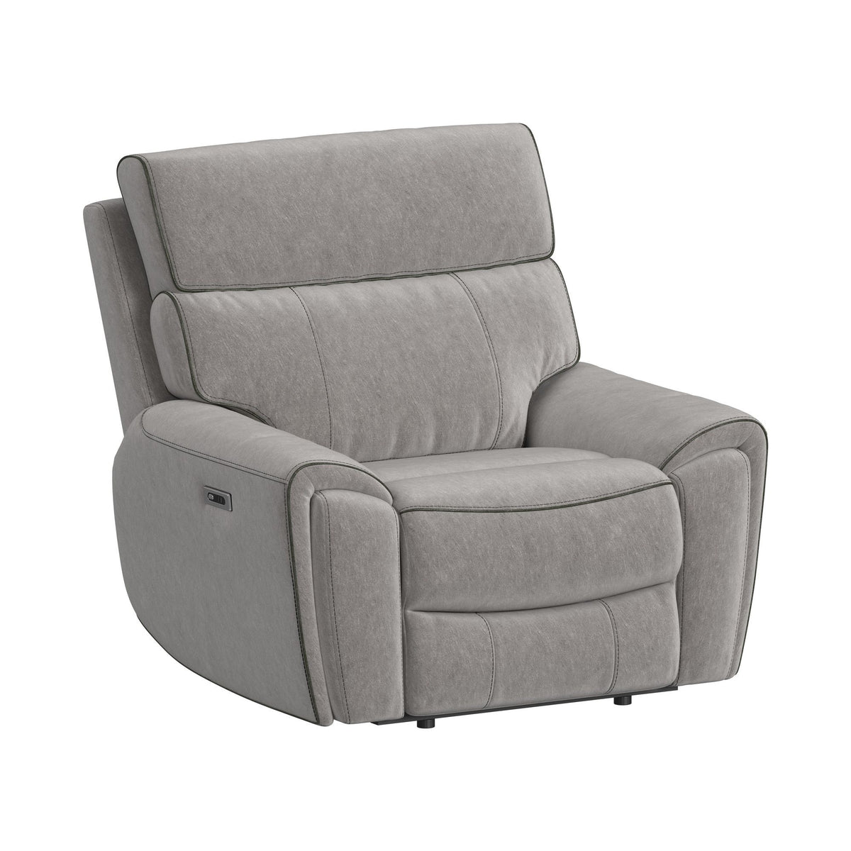 Jackpot P1 Recliner in Explore Light Gray by Elements International