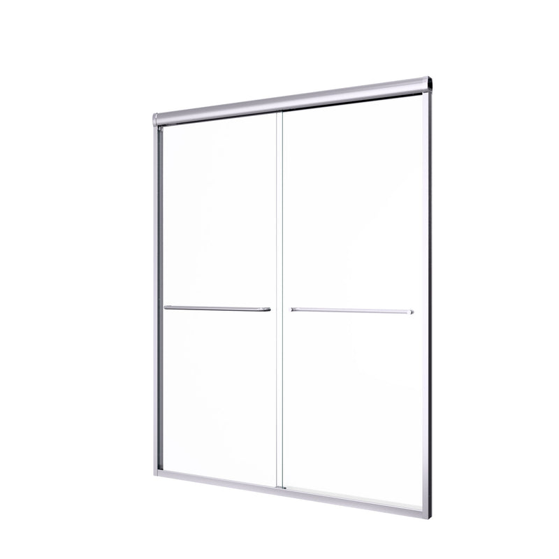 Modern Semi Frameless Double Sliding Shower Door