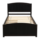 Platform Bed & Headboard, Footboard And Wood Slat Support